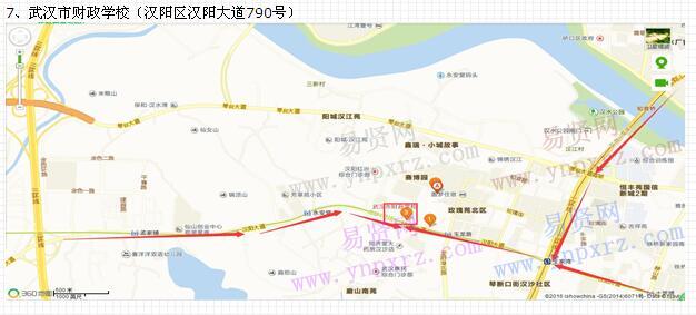 2016年全国一级建造师资格考试考点地图(武汉考区) 