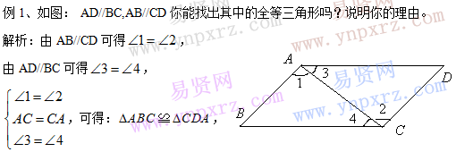 全等三角形知識點(diǎn)詳細(xì)解析