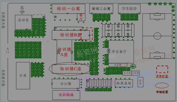 2017年國網(wǎng)河北省電力公司高校畢業(yè)生招聘面試考場位置示意圖