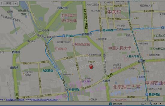 2017年北京市海淀区考试录用公务员面试考场路线图(检察院)