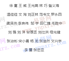 名单