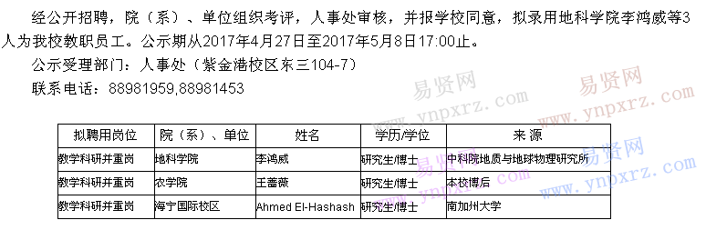 名单