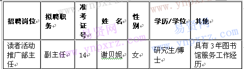 名单