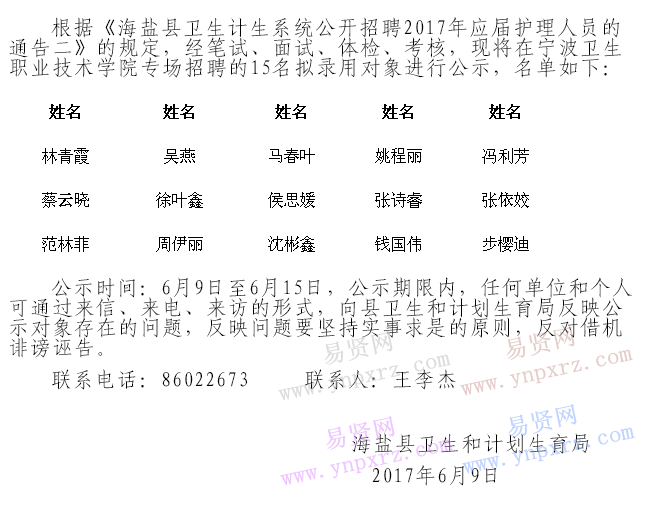 名单
