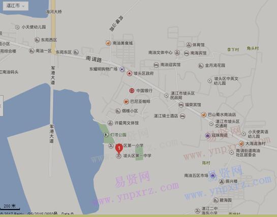 2017年湛江市实验小学遴选教师面试考场地图