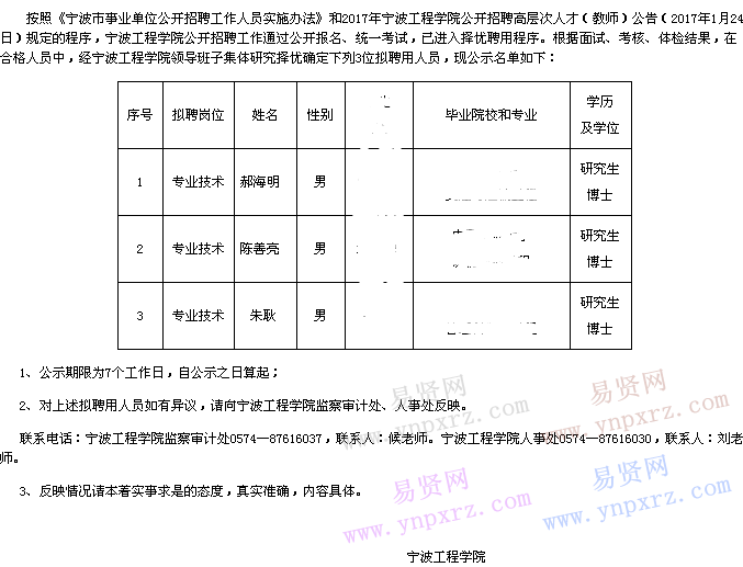 名单