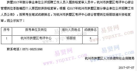 名单