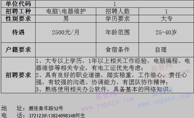 2017年江門市蓬江區(qū)潮連中心學(xué)校招聘電腦\電器維護(hù)啟事