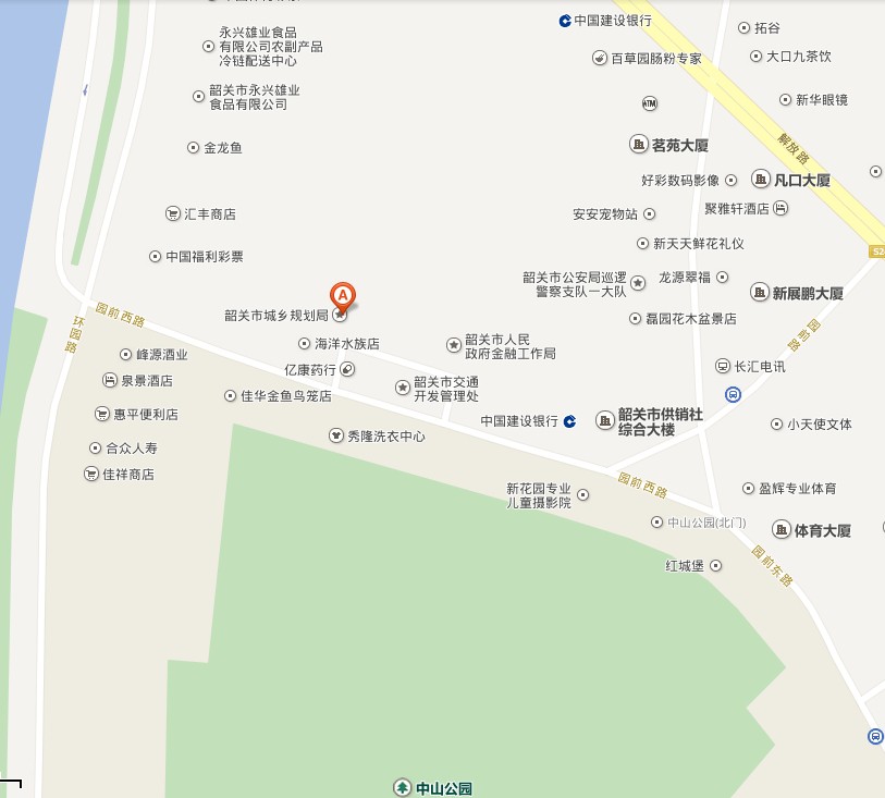 面试考场交通图