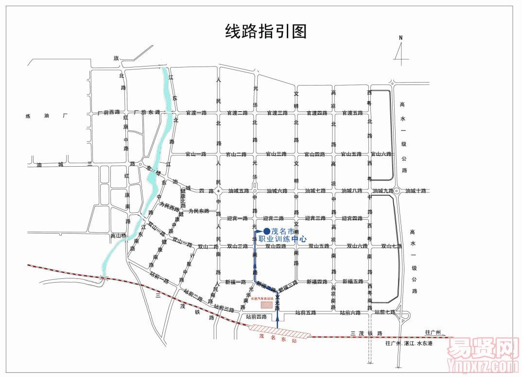 面試考場路線指引圖