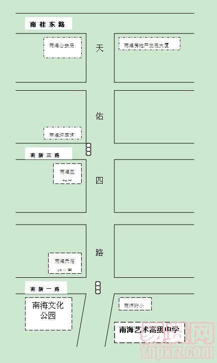 地图（南海艺术高级中学）