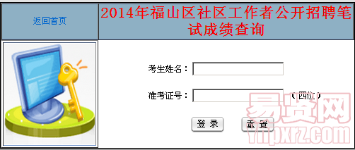 2014年煙臺市福山區(qū)社區(qū)工作者招聘筆試成績查詢