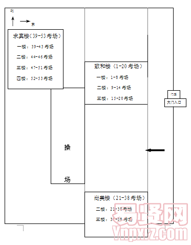 日照市新營小學(xué)考場分布圖