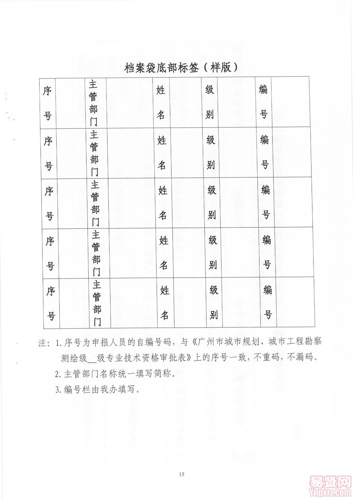 廣州市規(guī)劃局關(guān)于2014年廣州市城市規(guī)劃、城市工程勘察測(cè)繪中、初級(jí)專業(yè)技術(shù)資格評(píng)審工作的通知