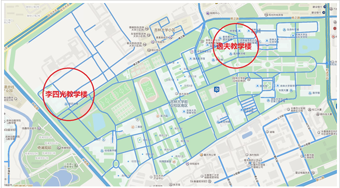 吉林建筑大学位置地图图片