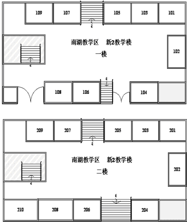 大学教学楼底层平面图图片